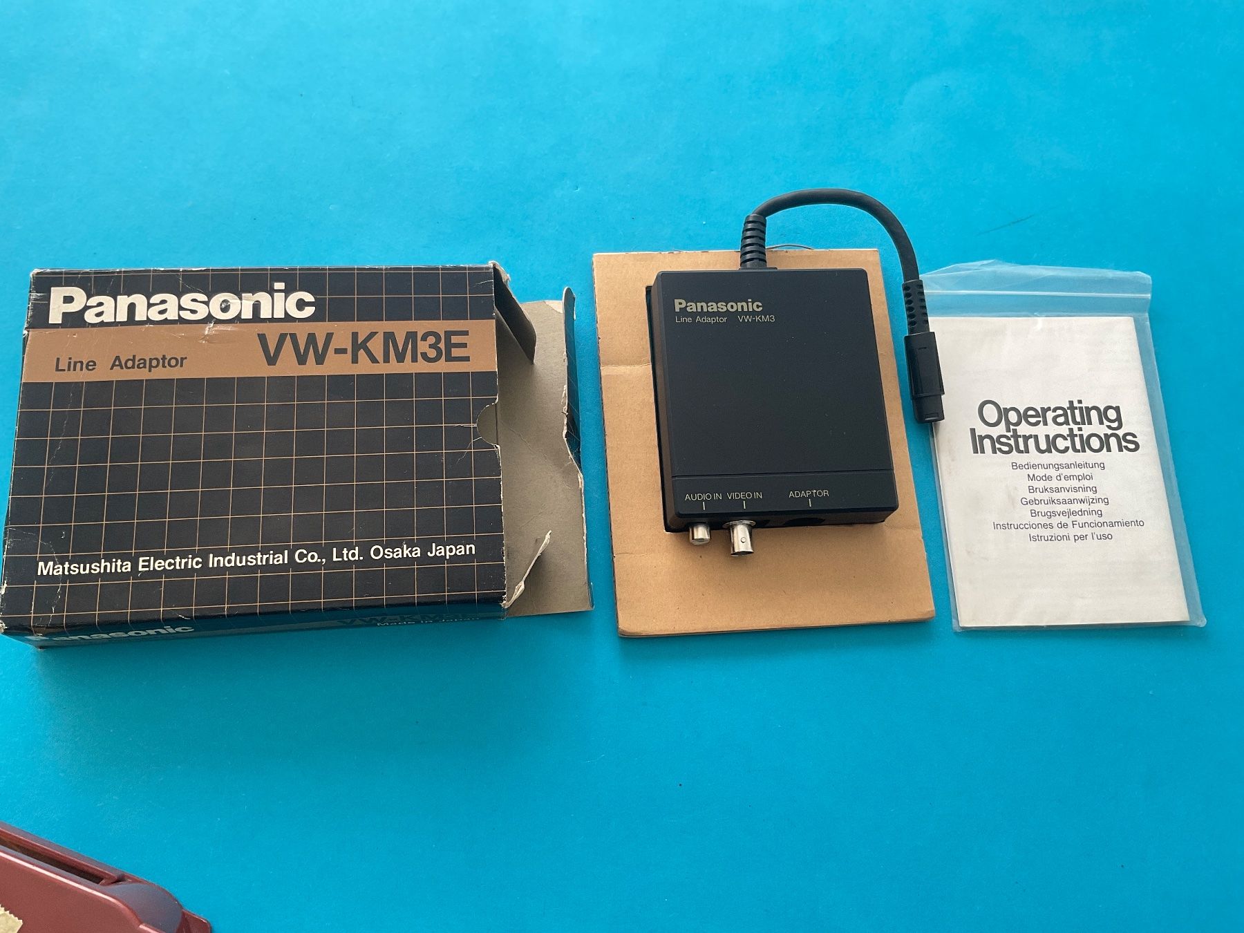 Unità & Adattatore: Panasonic Line Adaptor VW-KM3E – Usato da Langenthal venduto da Kotade