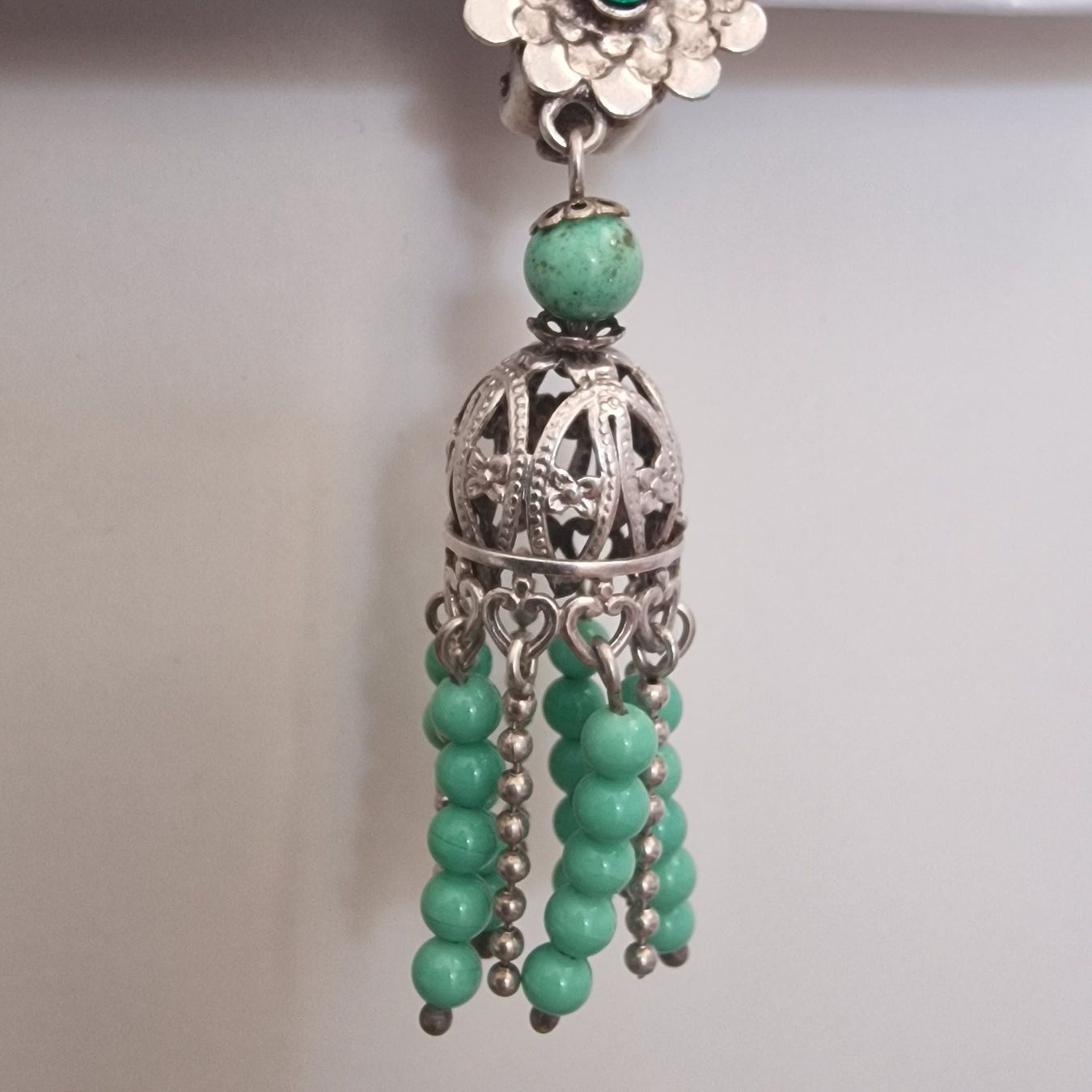 Ohrringe & -stecker: Wunderschöne antike filigrane Ohrringe im Art Deco Stil – Gebraucht aus Birr von sen_8djr 8