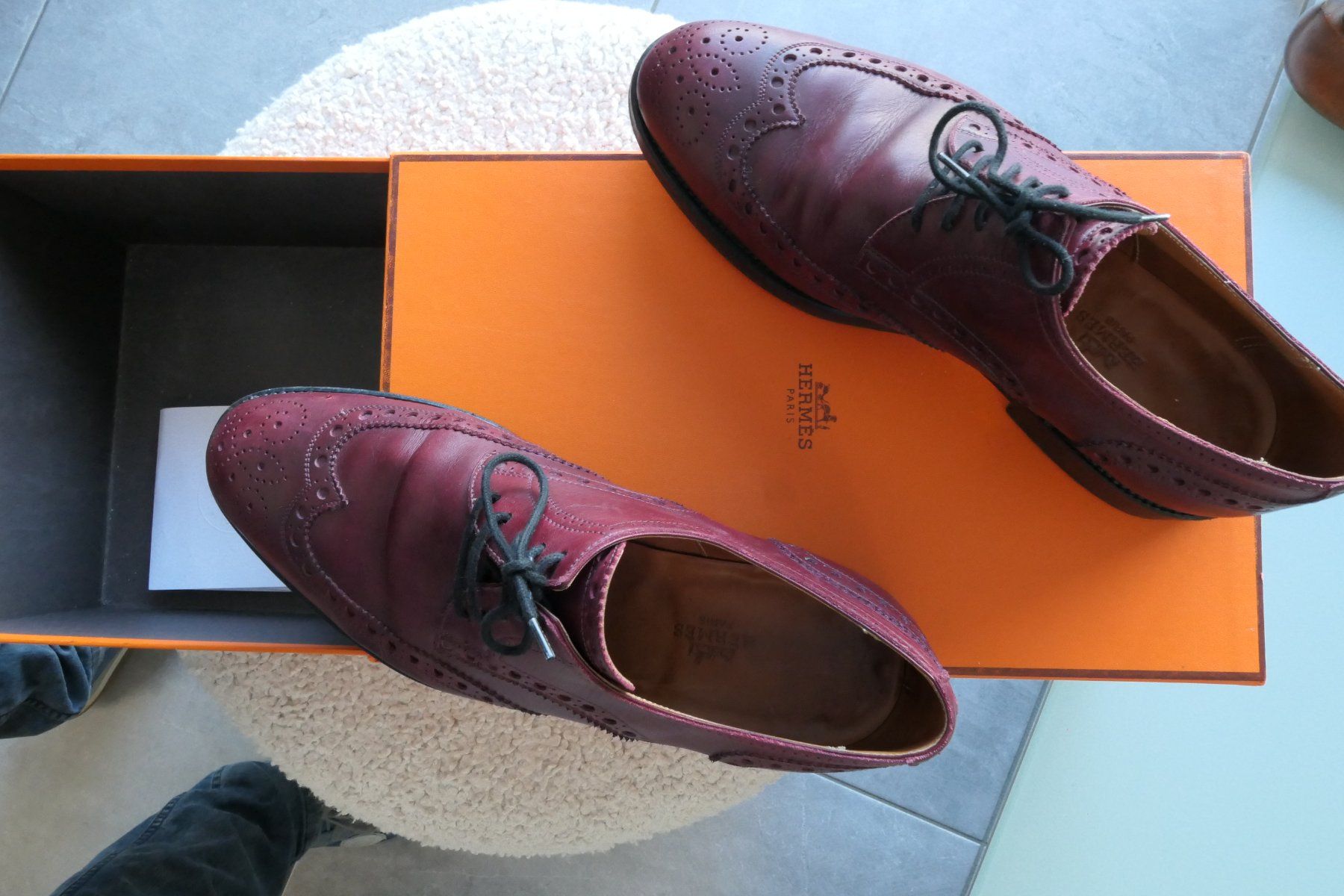Hermès Scarpe da uomo: Paire de derbies Hermès – Usato da Chavannes-de-Bogis venduto da con_x8wy 7