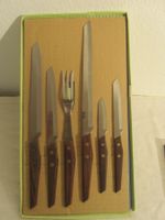 Deluxe Küchenmesserset 6-teilig Holzgriff