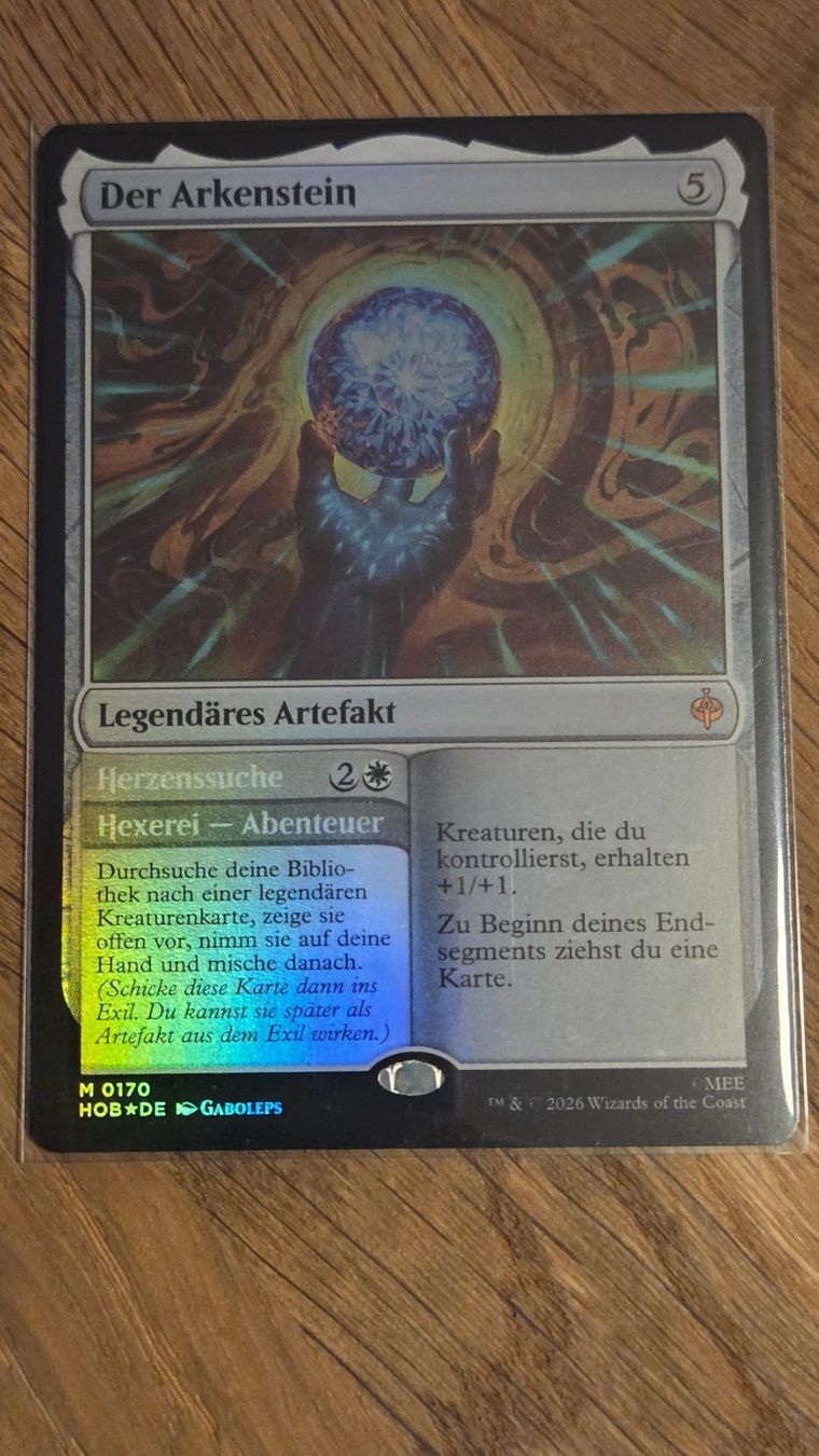 Magic The Gathering Sammelbilder & Trading cards: Mtg Der Arkenstein, FOIL – Neu (gemäss Beschreibung) aus Buchs SG von Remomoses 1