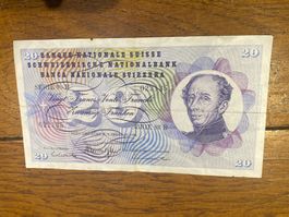 Billet suisse 07.02 1974 banknoten