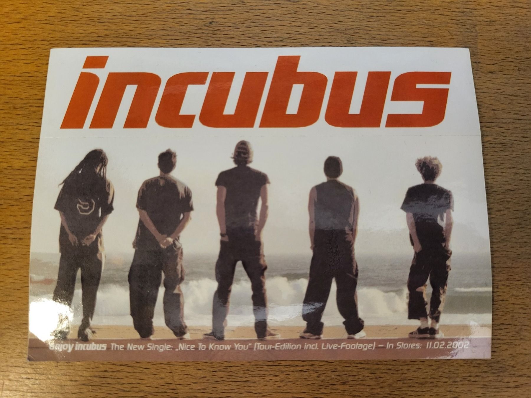 Sticker: Incubus Sticker Vintage – Nuovo e nell'imballaggio originale da Thun venduto da Kissthis