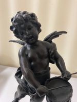 Engel mit Trommel, L & F Moreau, Bronze, Höhe ca. 31 cm