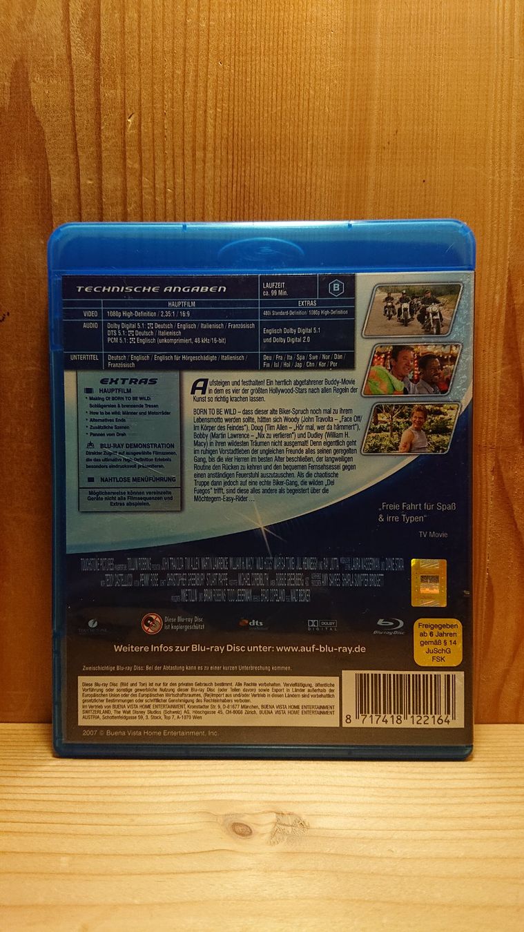 Alle DVDs: BORN TO BE WILD Blu-Ray mit John Travolta – Gebraucht aus Wilderswil von Exebub 1