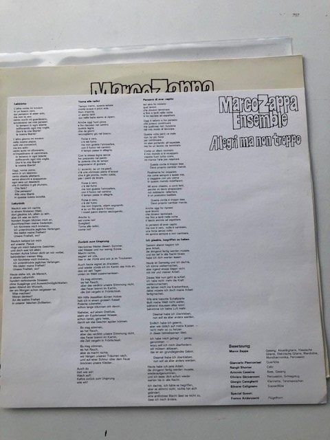 Dischi in vinile: Marco Zappa – Usato da Aarwangen venduto da Jukebox3 6