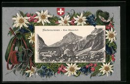 Präge-AK Engelberg, Niedersurenen, Gast