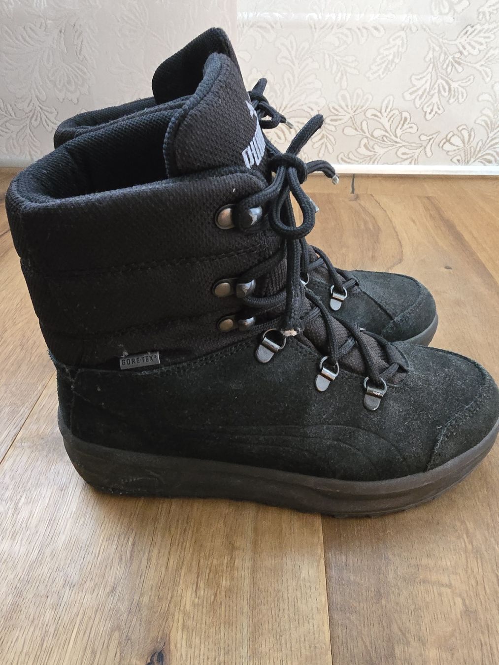 Herrenschuhe: Puma Goretex Winterstiefel, schwarz, Grösse 38 – Gebraucht aus Wittenbach von Tigerlili 2