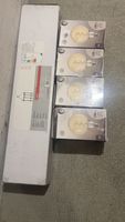 Stylische Lampe „Ibiza“ + 4 LED-Glühbirnen, neuwertig