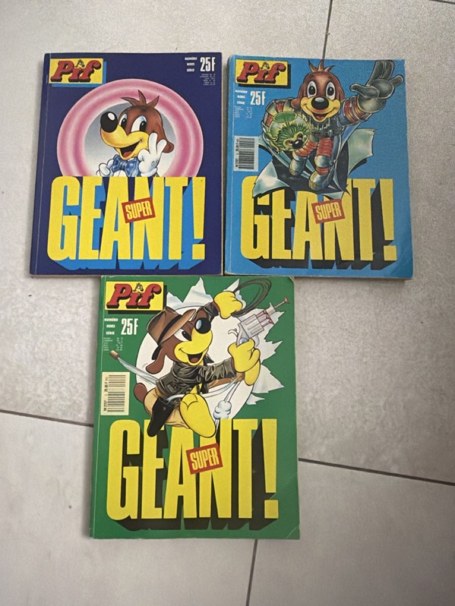 Comics: Pif Super Geant Comics Collection 3 Issues Good Condition – Gebraucht aus Martigny von Jacoosh1234