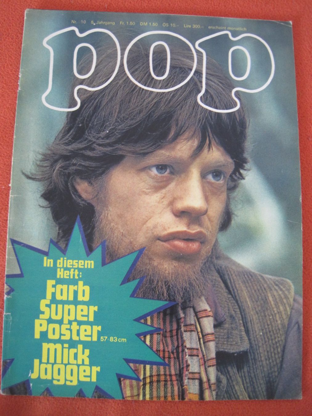 Riviste & Magazine: POP Nr 10 v 1970 Black Sabbath Jane Asher M. Jagger  &&& – Usato da Gossau SG venduto da Noryflory