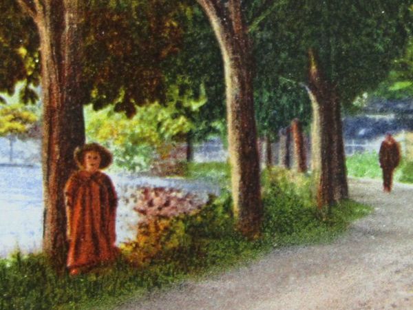 Cartoline postali: WEGGIS SEEPROMENADE BELEBT – Usato da Ettingen venduto da Hausi4711 1