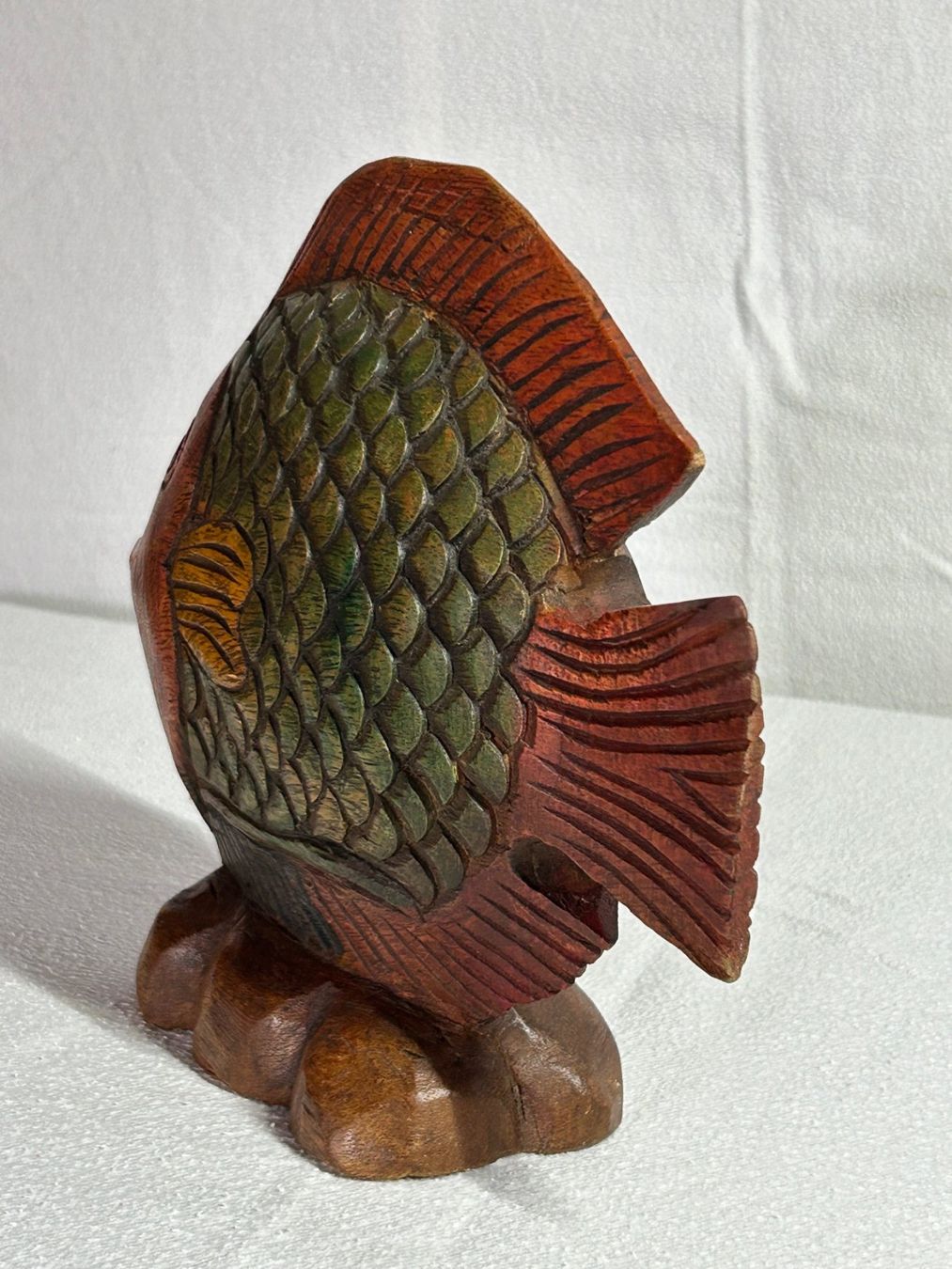 Sculture & Statue: Fisch in Holz handgeschnitzt – Nuovo (secondo la descrizione) da Rocourt venduto da Vijay02 5