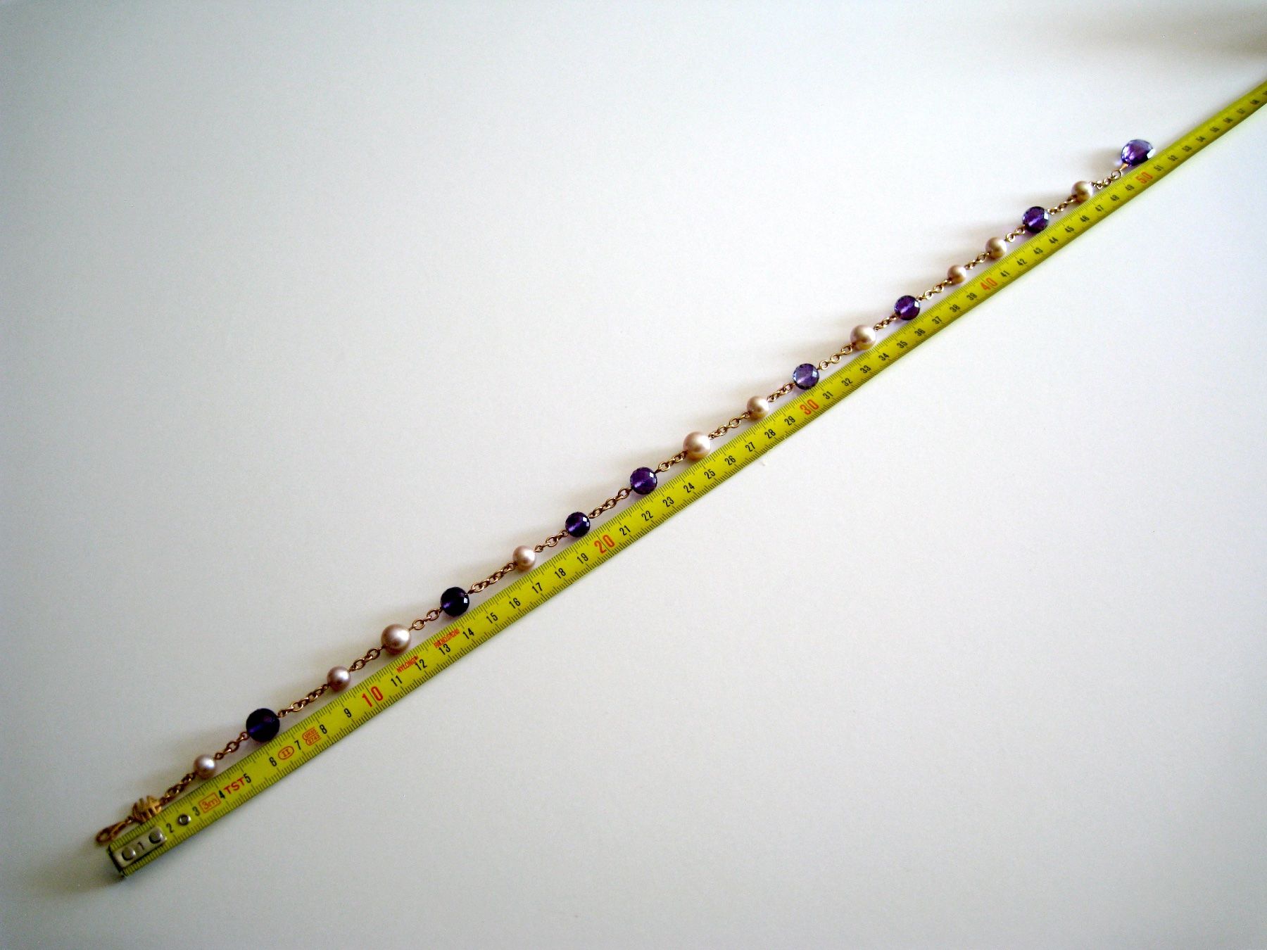 Catenine: Collier Mimi Milano Or Rose, Perles et Améthystes – Usato da Geneve venduto da iBest 6