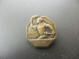 Insigne Championnats d'Armee Fribourg 1942