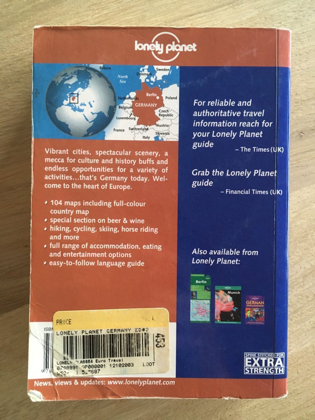 Libri: Lonely Planet GERMANY – Usato da Turtmann venduto da stonie_s 1