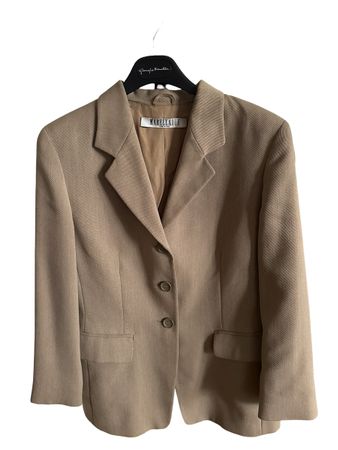 Giacca Marella Due donna beige taglia 40 made in Italy