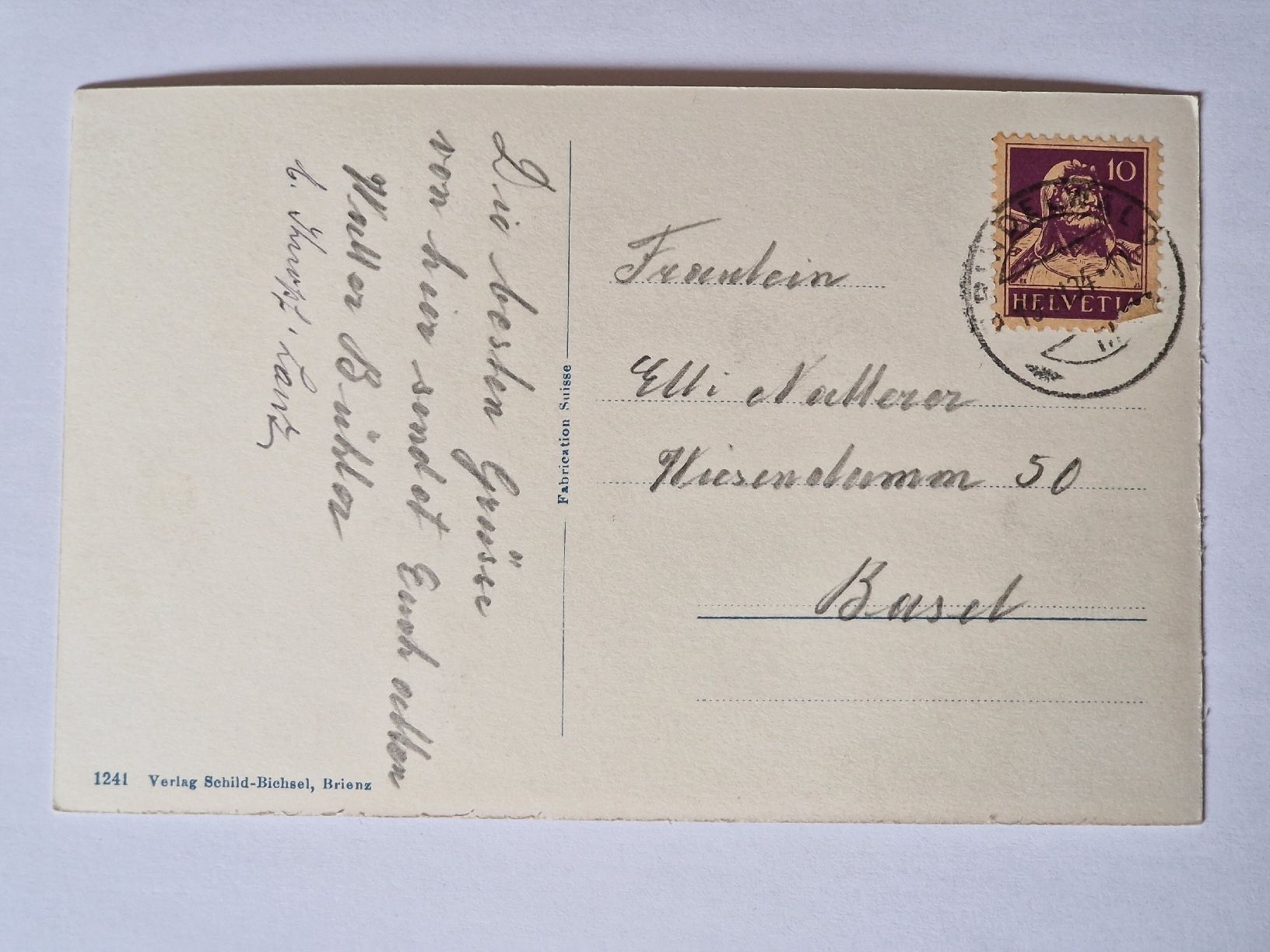 Cartoline postali: Faulhorngipfel – Usato da Rüegsauschachen venduto da Hbru 1