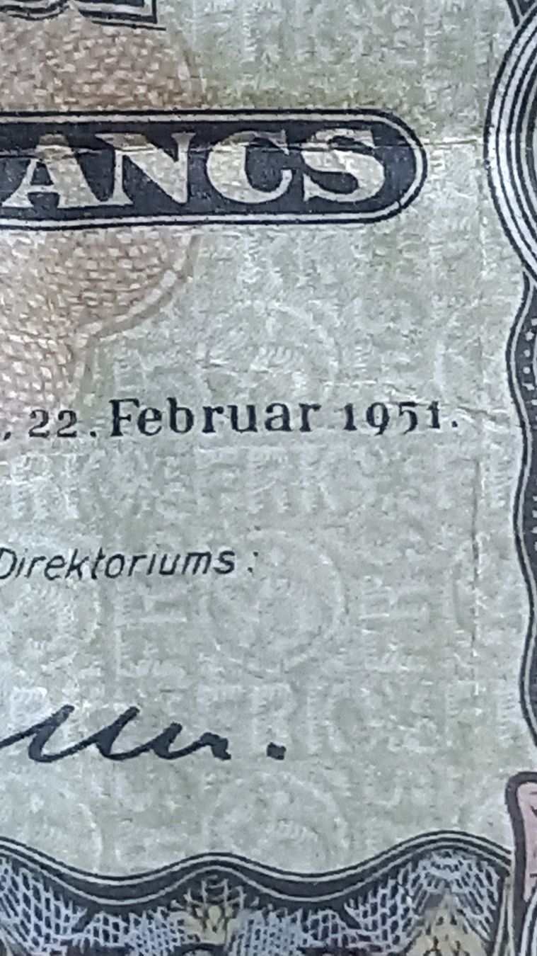 Banconote: Banconota 5 fr 1951 – Usato da Minusio venduto da epp_cty9 6