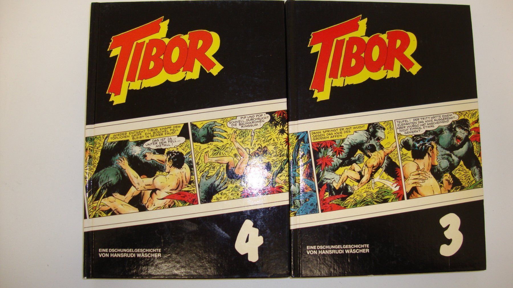Fumetti: Vier Stück TIBOR Comic- Sammelbände – Usato da Zürich venduto da adamhasler 1