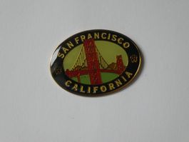 Pin San Francisco, California, Golden Gate Bridge.