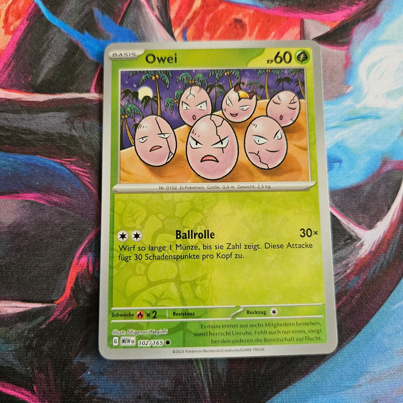 Pokémon Carte collezionabili: Pokemon Owei MEW 151 DE 102/165 Reverse Holo – Usato da Zofingen venduto da AcoBraco