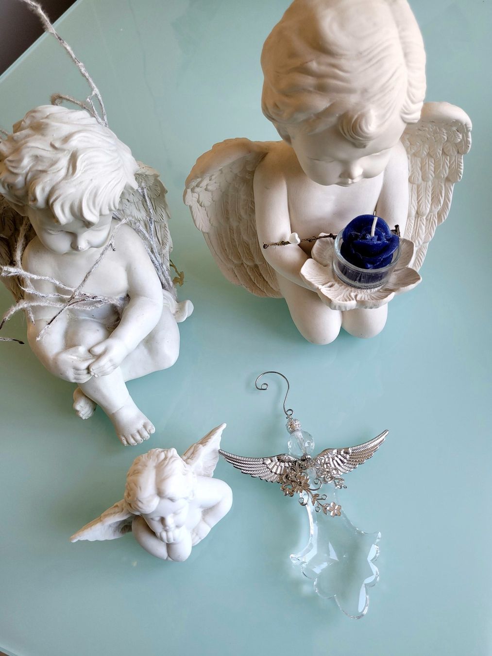 Statuette: 4 er Set Engel Figuren. – Nuovo (secondo la descrizione) da Hagendorn venduto da hagendorna