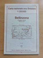 Landeskarte der Schweiz - BELLINZONA