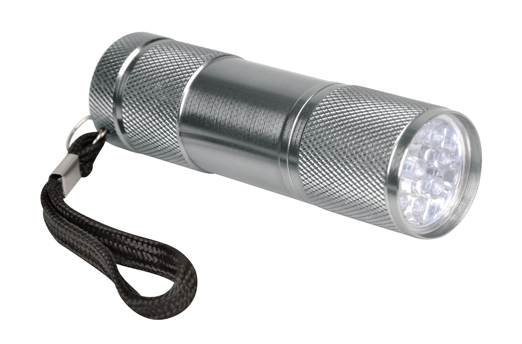 Lampade: 9 LED Aluminium Silver Torch Light – Usato da Glattbrugg venduto da har_jgc7 4