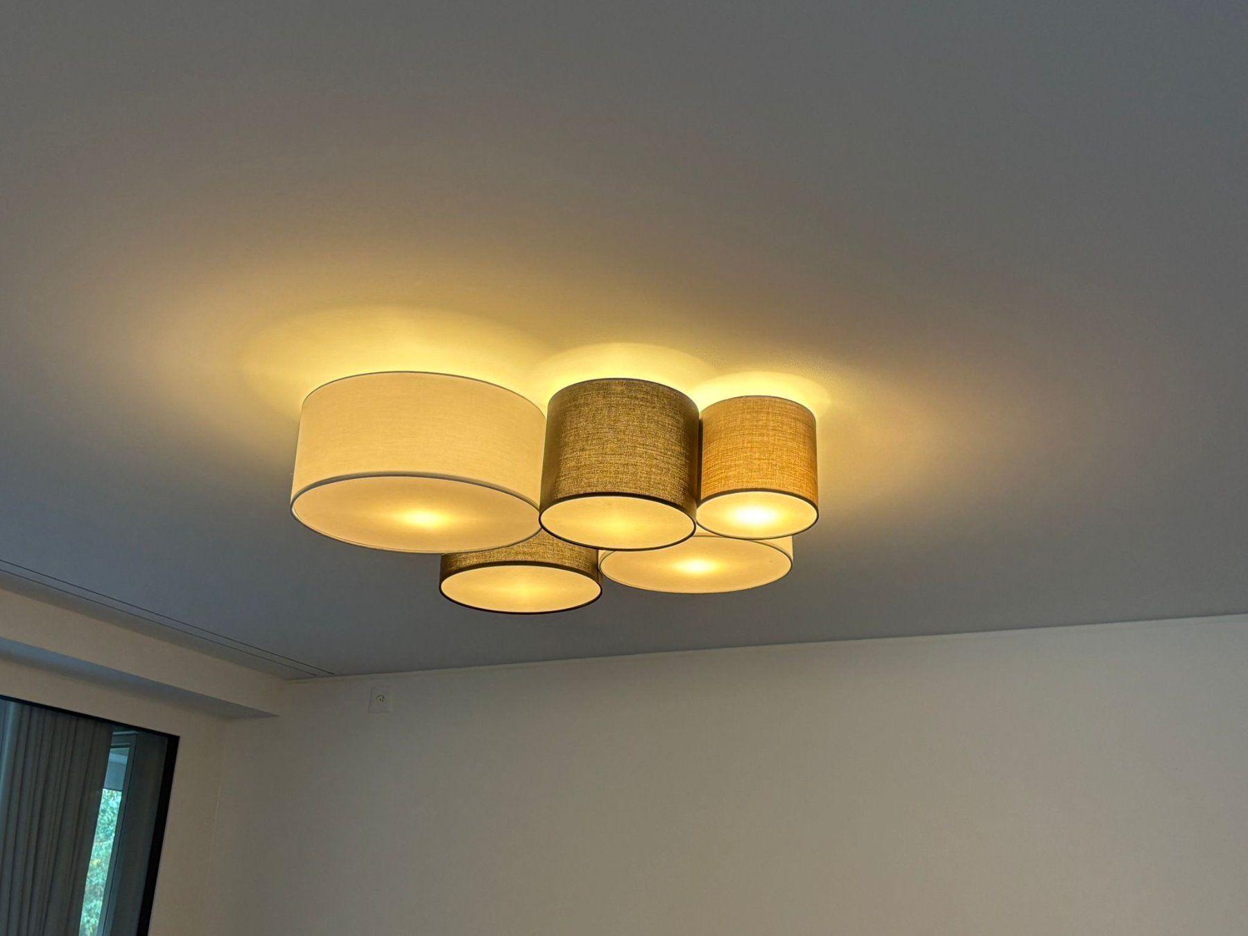 Lampadari & plafoniere: Deckenleuchte Kima - Eisen / Mischgewebe - 5-flammig – Usato da Zürich venduto da ant_r6f8 3