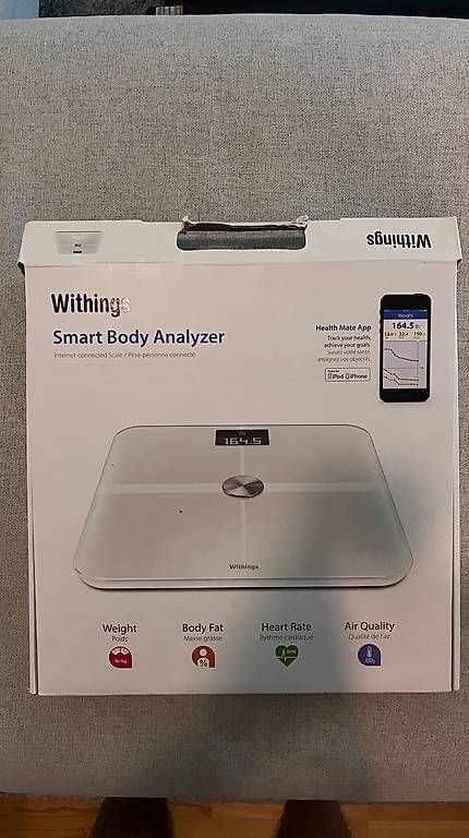 Bilance pesapersone: Withings Smart Body Analyzer – Usato da Winkel venduto da yamanzh