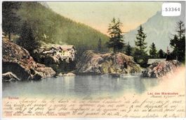 Salvan - Lac des Marecottes - coloriert