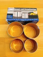 Dessertringe/Vorspeisenringe, 4 Stk. neuwertig