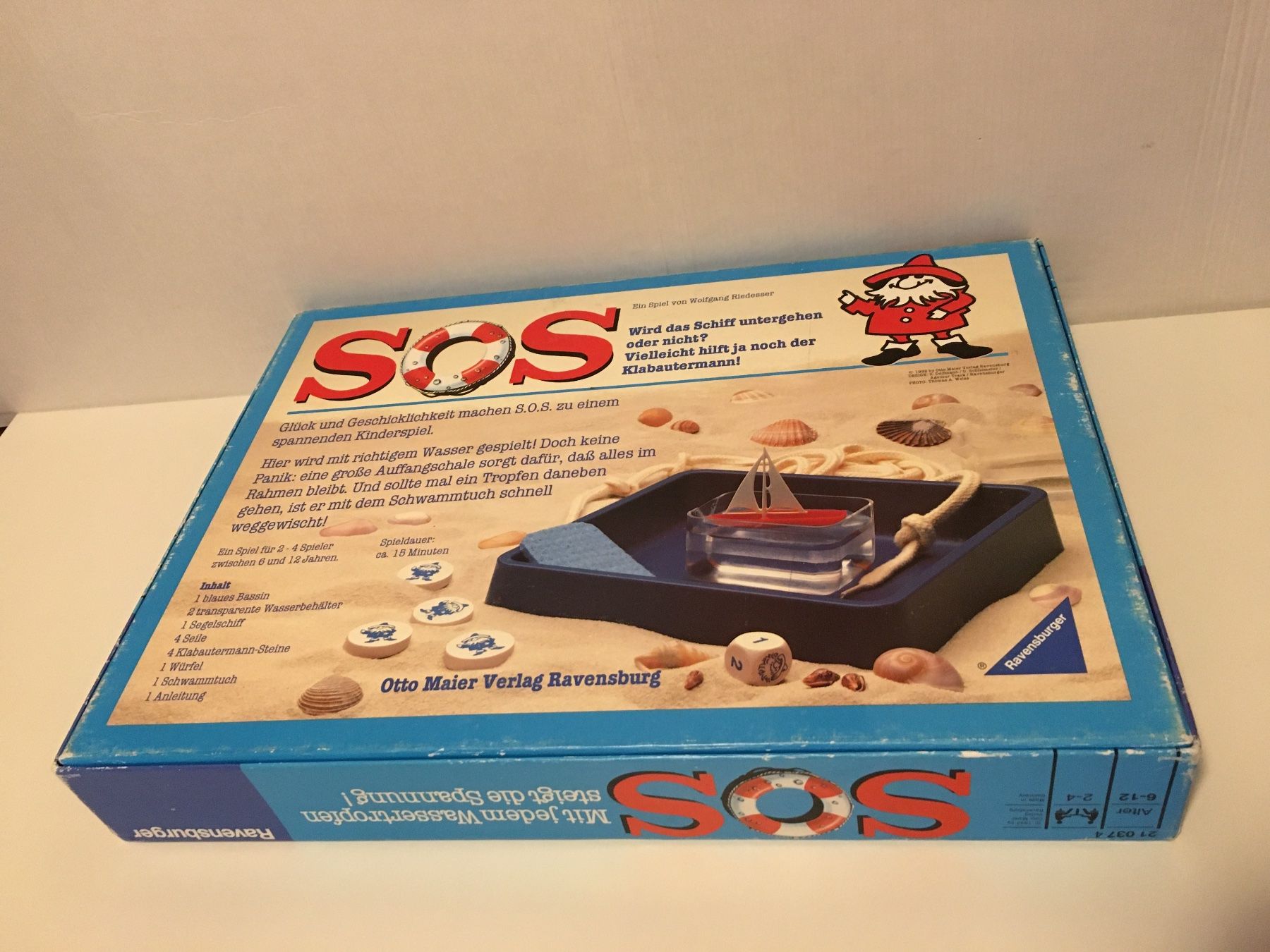 Ravensburger Giochi: SOS - Spiel von Ravensburger - 1992 – Usato da Andwil SG venduto da Rainboli 3
