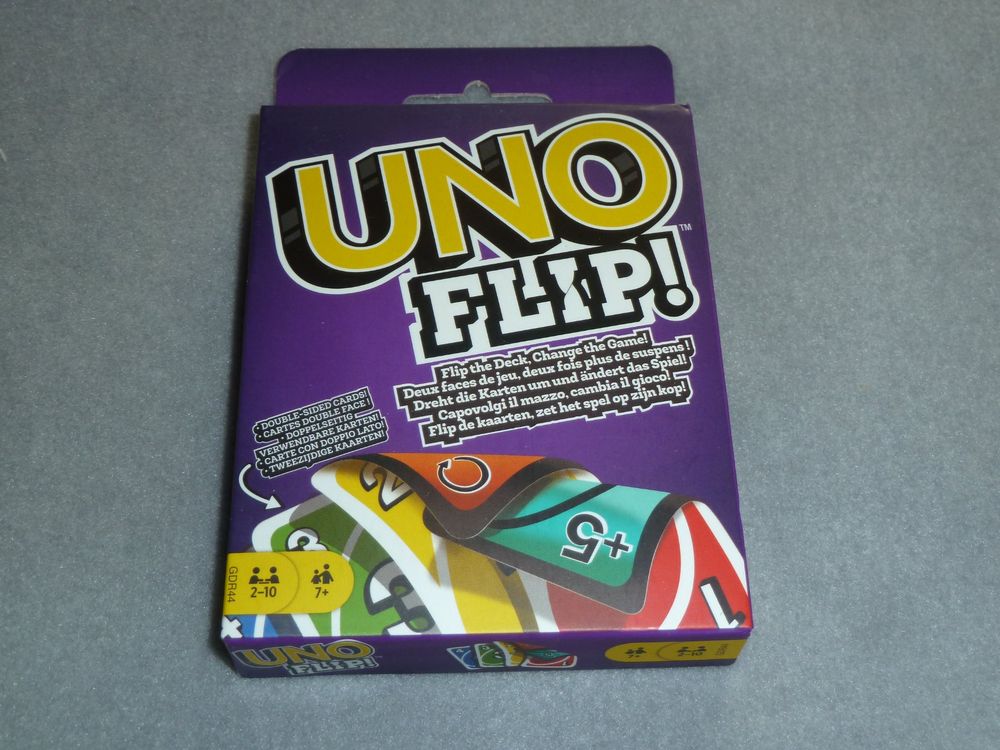 UNO Kartenspiel Original Mattel 2-10 Spieler Familie Spiel 112