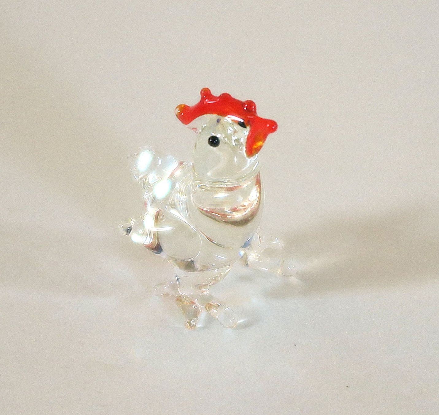 Statuette: Glas Figur Huhn, klein – Usato da Brittnau venduto da marlenestone 1