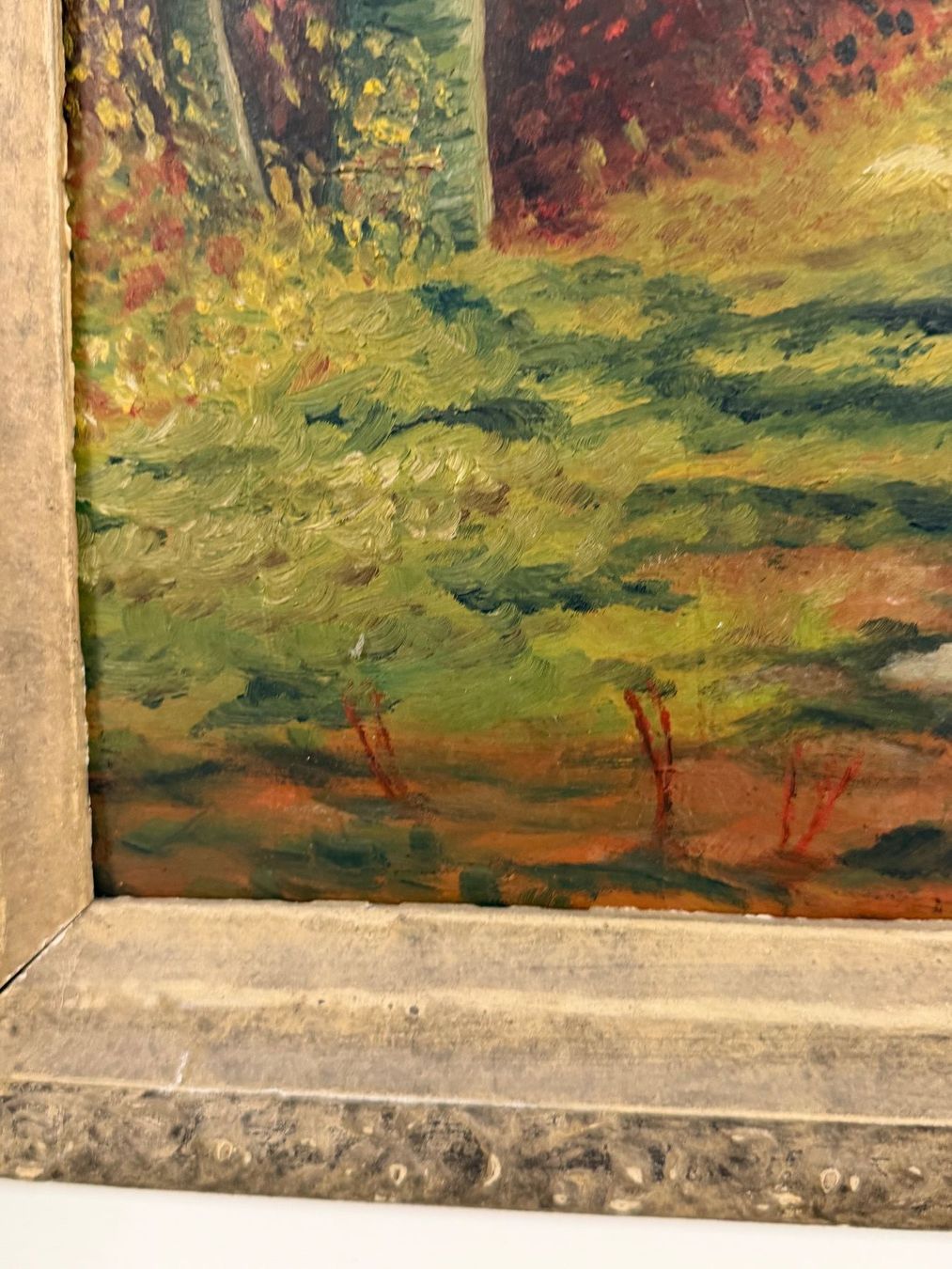 Tableaux: Ölgemälde Herbstlandschaft, gerahmt – D'occasion à Basel par PAUL_ART 5