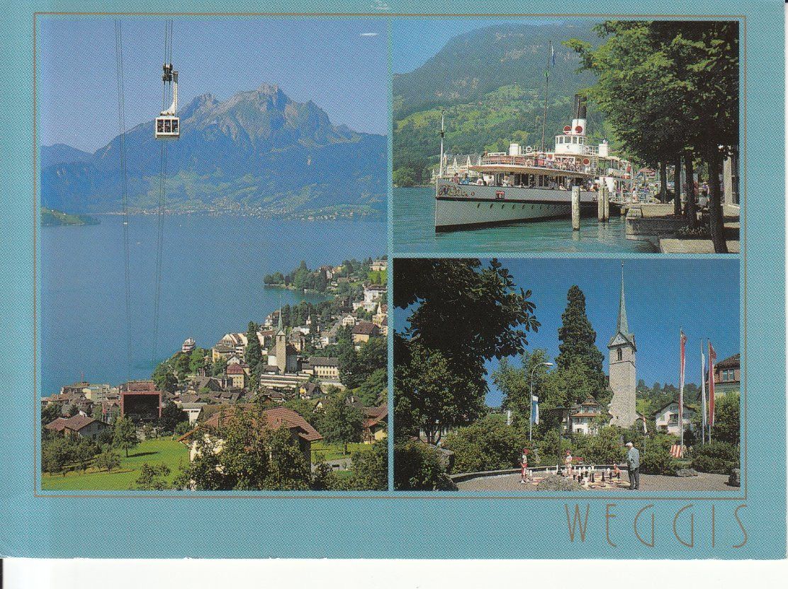 Cartoline postali: Weggis 1997 – Usato da Bürglen TG venduto da StampGraf