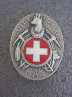 Diplom Anstecker CAS Guide Alpinismus Bergsteiger Abzeich...