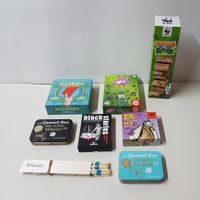😎8 Spiele  Mikado, Tumbel Tower und 6 Karten für viel Spass