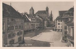 RAPPERSWIL Hauptplatz gegen das Schloss