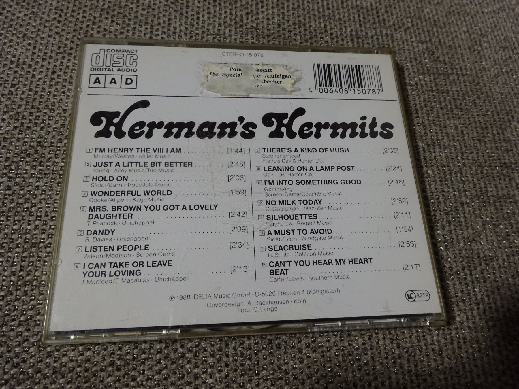 CD: No Milk Today/Herman's Hermits – Nuovo (secondo la descrizione) da Rothrist venduto da Mistery1 1