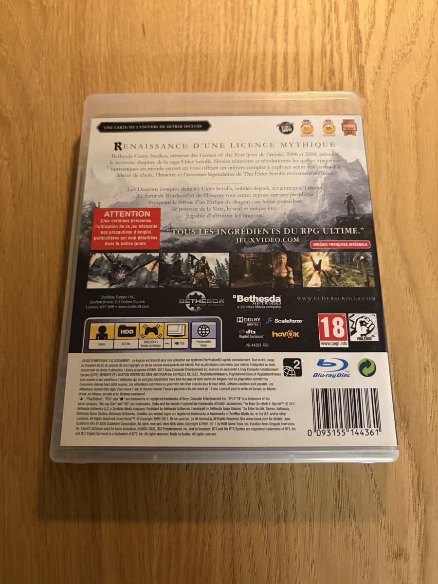 Sony Jeux: The Elder Scrolls V Skyrim - PlayStation 3 – D'occasion à Pully par FunkyGames 1