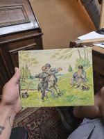 Otto Quante Volkstümliche Kunst gemalt von A. Schenk 1954