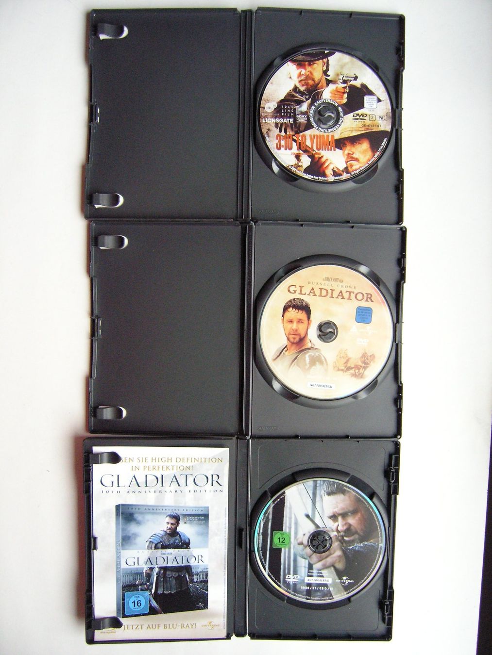 Alle DVDs: Russell Crowe DVD Trilogie – Gebraucht aus Zuzwil SG von vette13 2