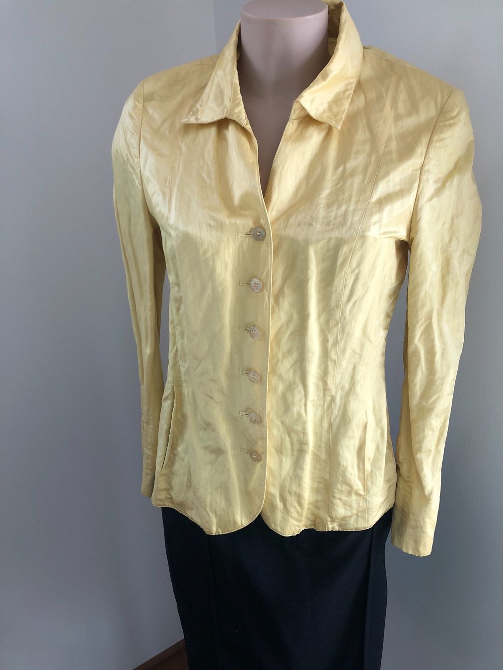 Giacche: Toller Blazer von Hauber Gr.36 gelb – Usato da Chur venduto da Renibe