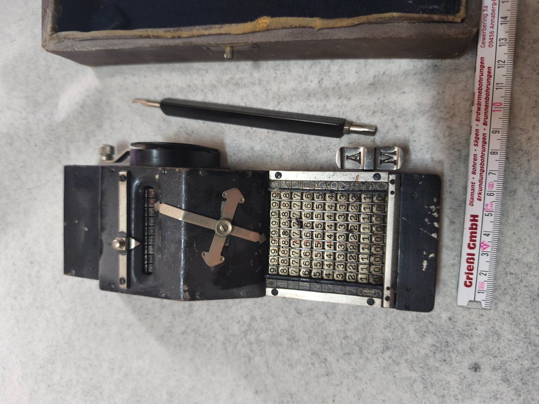 Taschenrechner: Rechenschieber mit Lederetui guter Zustand, 93 – Gebraucht aus Wiedlisbach von ste_t8qh 1