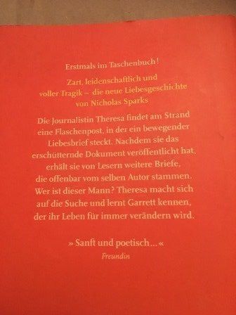 Libri: Nicholas Sparks Weit wie das Meer – Usato da Bergdietikon venduto da book-4-you 1