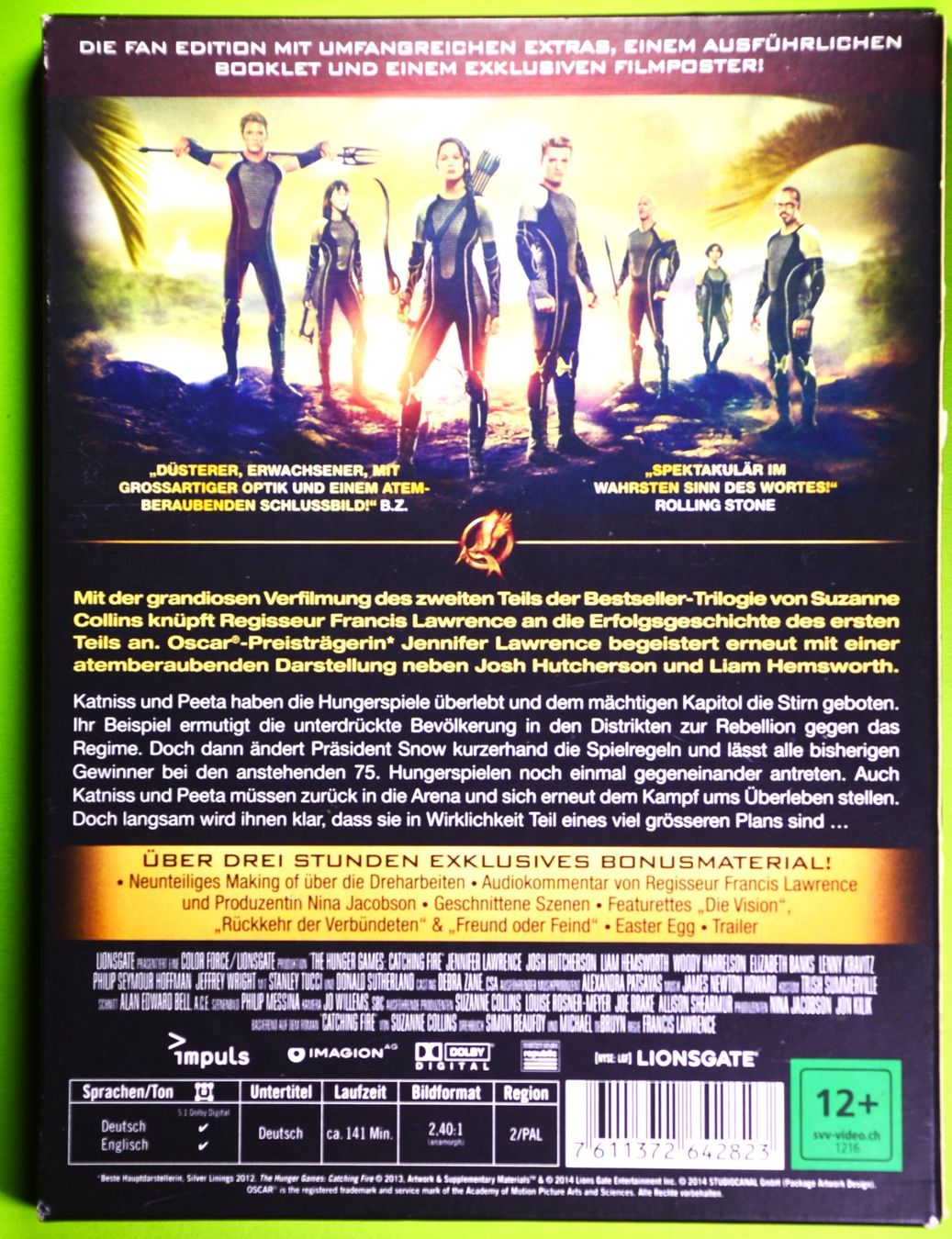 Alle DVDs: DIE TRIBUTE VON PANEM - CATCHING FIRE / 2 - DISC FAN EDITION – Neu (gemäss Beschreibung) aus Luzern von piro12 1