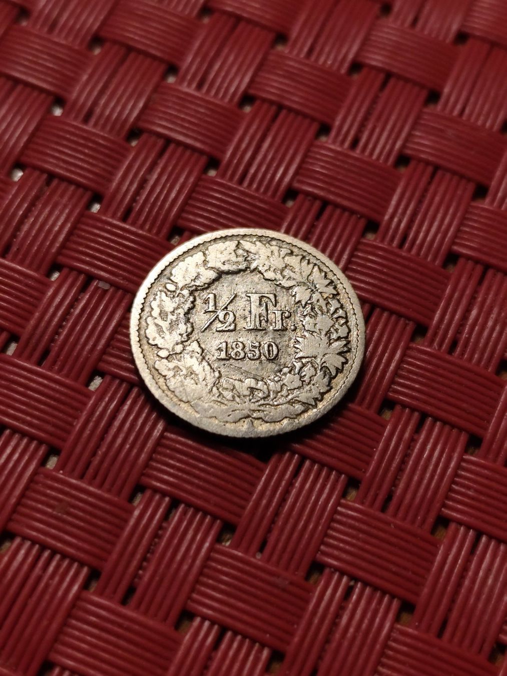 Tutti le monete: 50 rappen 1850 uralt – Usato da minusio venduto da bierbrauer 1